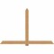 Ekena Millwork Eugene Smooth Timber Gable Bracket, Western Red Cedar, 96"W x 64"H x 5 1/2"D x 5 1/2"F, 16/12 Pitch GBW096X64X0606EUG00SWR - alternate 1